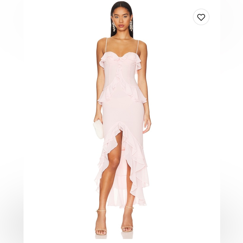 Lovers and Friends Melissa Gown in Baby Pink